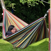 Hammock in durable fabric, Guatemala mix design 